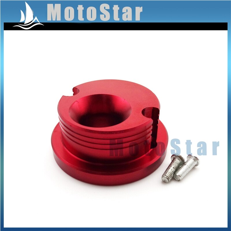CNC Alloy Air Filter Clearner Adapter Velocity Stack For 47cc 49cc Engine Carburetor Mini Moto Dirt Pocket Bike Kids ATV Quad: Red