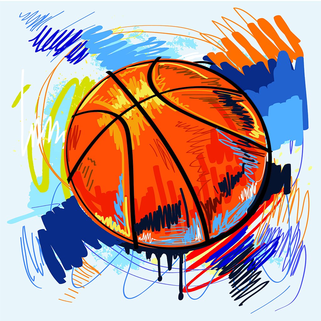 Basket-ball Graffiti coloré rayure impression rideau salon chambre rideau décoration de la maison rideau adulte chambre rideau