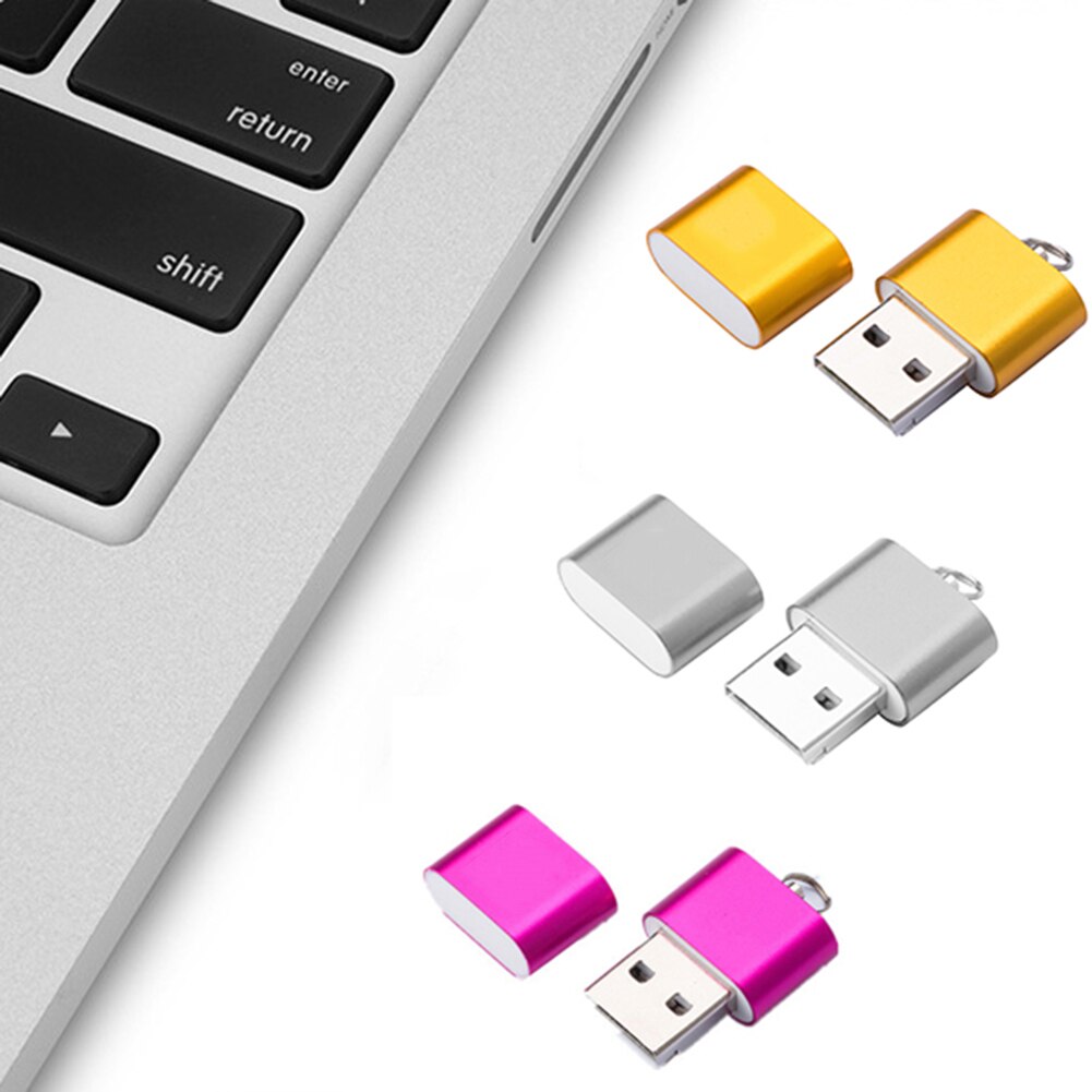 Adaptateur USB 2.0, Mini lecteur de carte mémoire haute vitesse, Interface Micro SD TF T-Flash pour PC