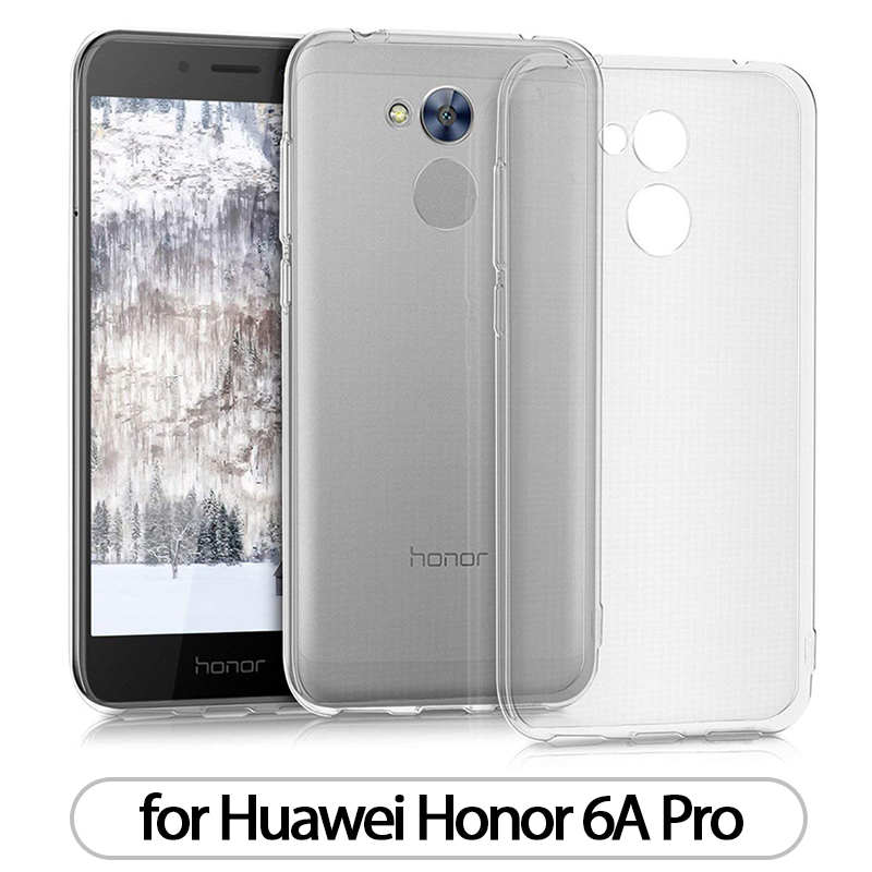 fallen Für Huawei Honor 6A 6C 6X TPU Silizium Klar Ausgestattet Stoßstange Sanft Fall für Huawei Ehre 6A Profi 6CPro transparent Zurück Abdeckung: Pro Honor 6A Profi