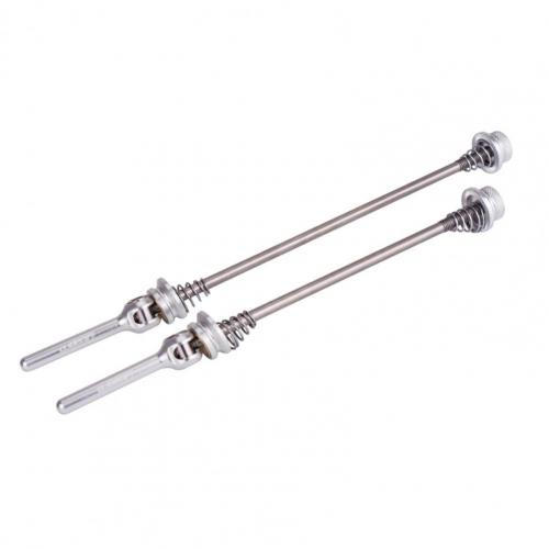 Smooth Bike Hub Axle Skewer Titanium Alloy Quick Release Skewer Durable Universal Cycling Wheel Skewer Parts: Silver 130mm