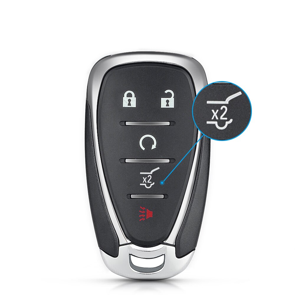 KEYYOU-carcasa de llave remota para Chevrolet Cruze Malibu Camaro, 2/3/4/5 botones, carcasa del cuerpo Fob: Model 8