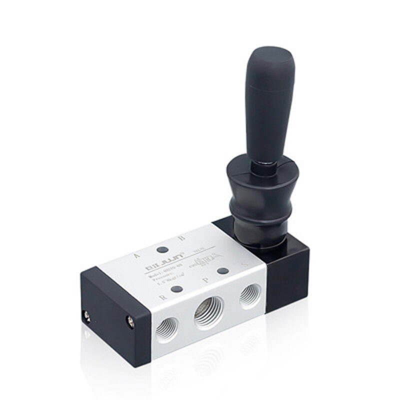 Air Valve Switch Manual Hand Wrench 4H210-08 4H310-10 4H410-15 Pneumatic Control Pull 1/4" 2 Position 5 Port Plate Reversing