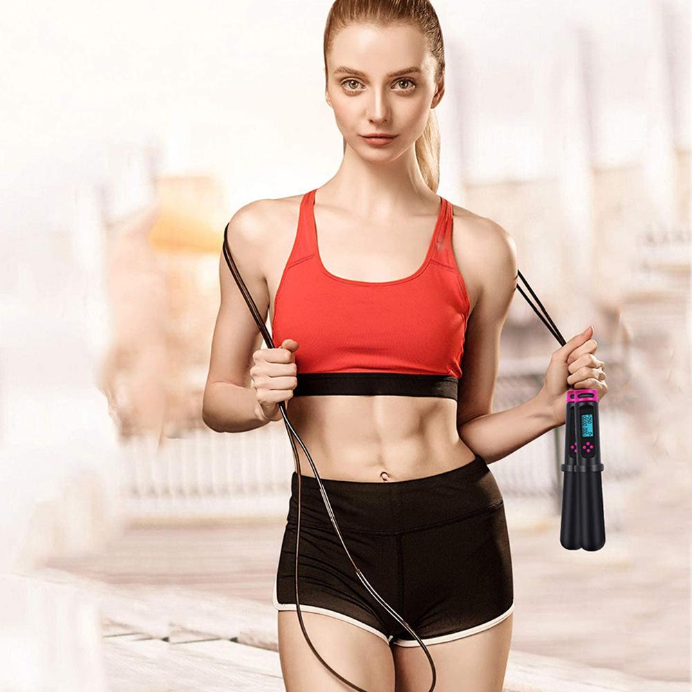 Smart Digital Counter Weight Loss Exercise Workout Fitness Jump Skipping Rope