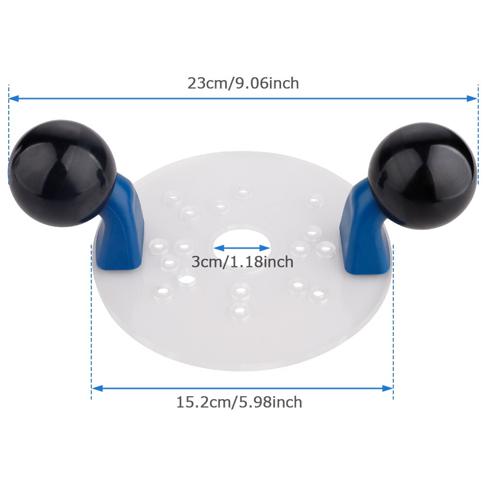 Router Base With Double Handles Palm Router Machine Base Woodworking Electric Trimmer Wood Milling Engraving Hand Carving