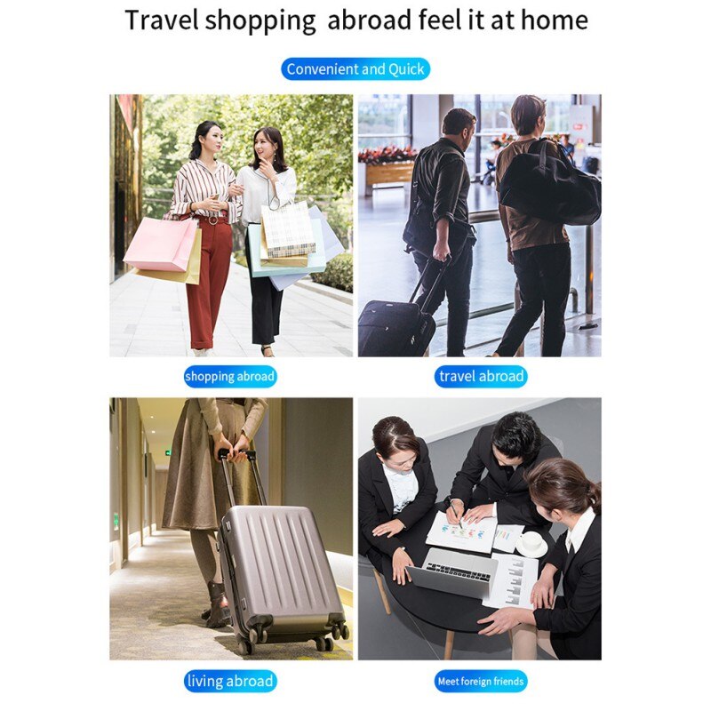 T9 Portable Instant-Voice Translator 40 Languages Wireless WIFI Connection Translation Machine for Foreign Travelling Business