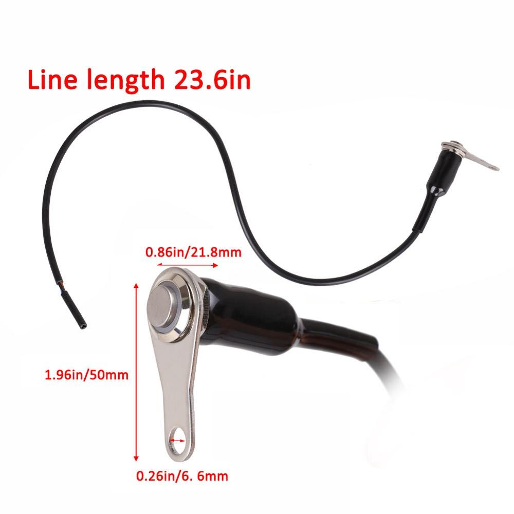 12V waterproof LED motorcycle handle switch, manual restart button, engine ignition and shutdown tools