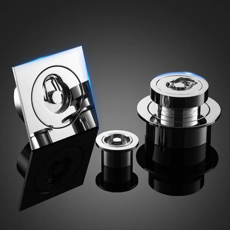 Fishbowl Drain Swimming Pool Drain Floor Drain Cover Shower Waste Drainer Against Hair Style Bath Stopper Bathroom Accessories