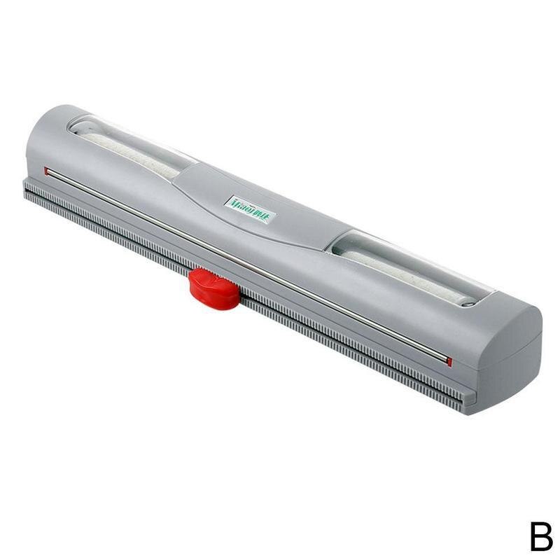 Cling Film Cutter Kitchen Magnetic Wall-mounted Cling Cutter Film Color And Cutting Box 3 1pc Cling Film Storage H9G1: B
