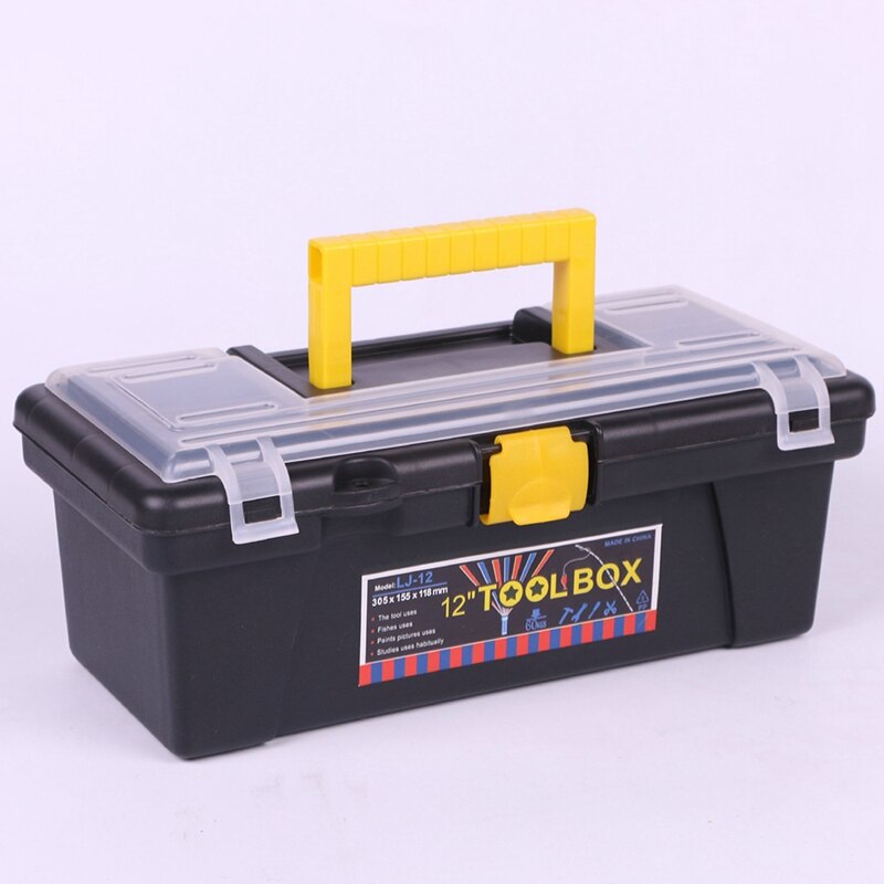 Double Layer Tool Box Household Organizer For Tools Multifunctional Instrument Parts Hardware Tool Storage Box