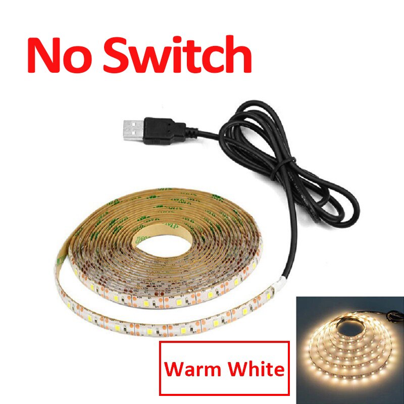 motion sensor light Hand Sweep Switch lights kitchen closet light lamp USB LED night light Bedroom bed lamp indoor lighting: No Switch Warm / 4m