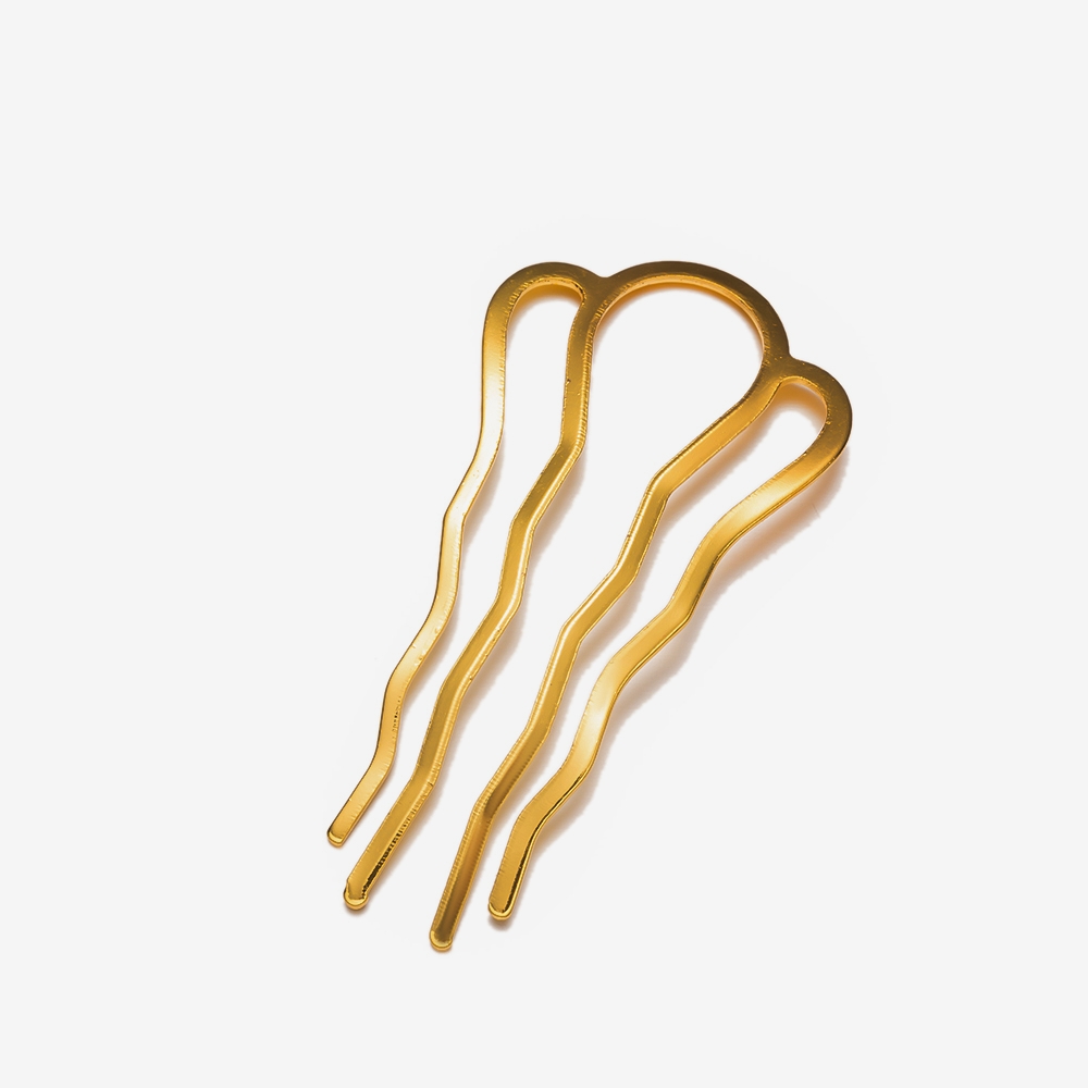 Horquilla de pelo en forma de U para mujer, 5 piezas, peine lateral, 4 dientes, horquillas para moño, herramienta de peinado, accesorios para hacer joyas: XS / Lavanda