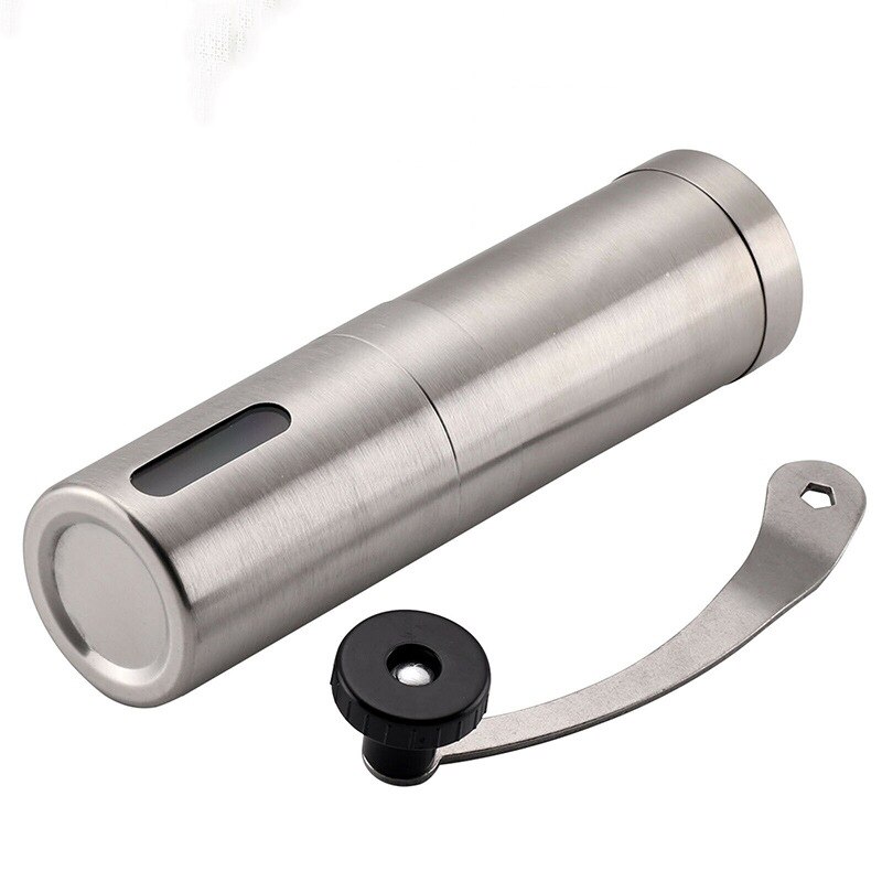 Roestvrijstalen koffiemolen mini hand handmatige handgemaakte koffiebonen braammolen molen keukengereedschap crocus keramische kernmolen: Default Title