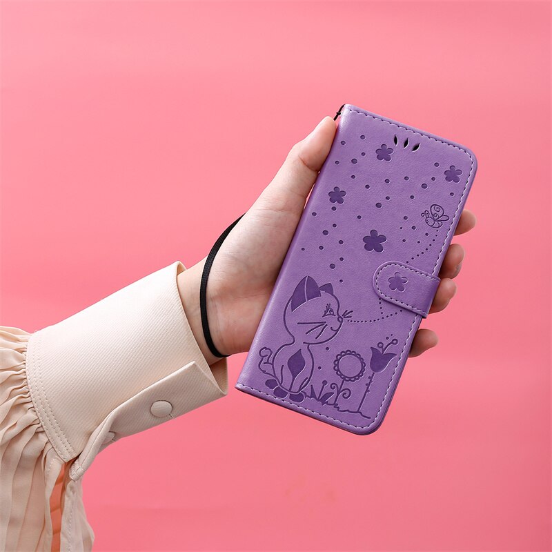 Do Samsung Galaxy A03S SM-A037F skórzane etui z klapką Coque na Samsung Galaxy A03S A 03 S A03 S A 03 S gniazdo karty chroń pokrywę