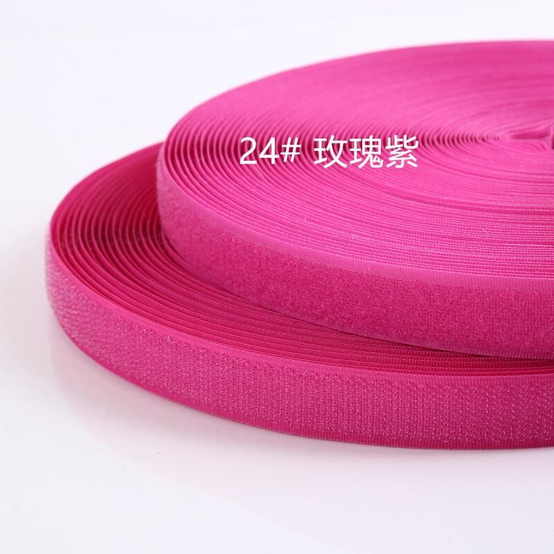 2cm Magic Strap Tape Velcros Adhesive Fastener DIY Polyester Nylon Hook Loop Tape Fastener Sewing Accessories No Glue: 21 Rose