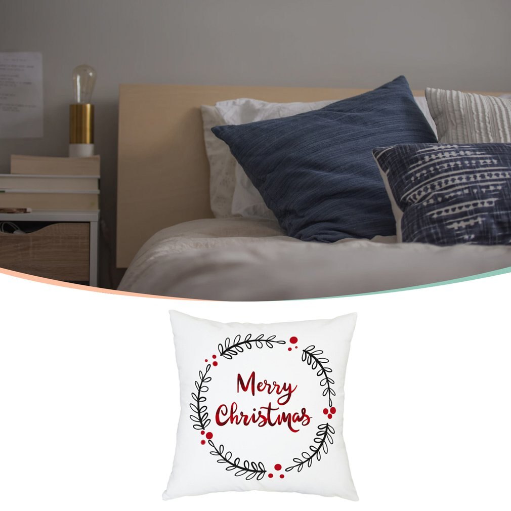 Federa di natale bellissimo modello cuscino di natale divano federa decorazione telecamera da letto cuscino federa