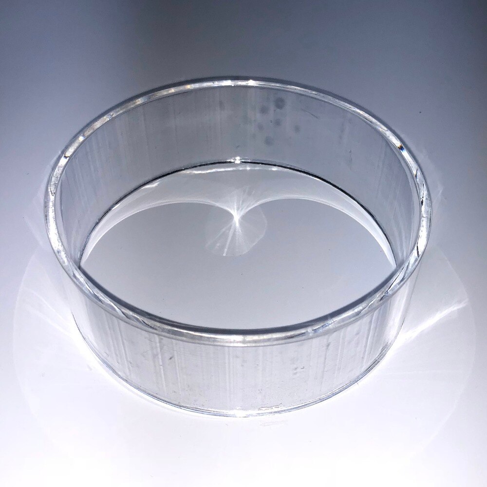 10 x 3cm genomskinlig akryl boll rund stativ display hållare rack stöd bas för  #2 #3 #5 #7 basket baseball volleyboll