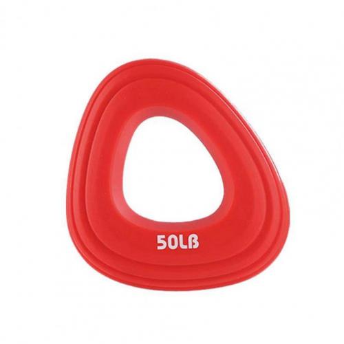 Hand Gripper Flexible Elastic Strengthener Silicone Triangular Finger Gripper Trainer for Office People эспандер динамометр: Red