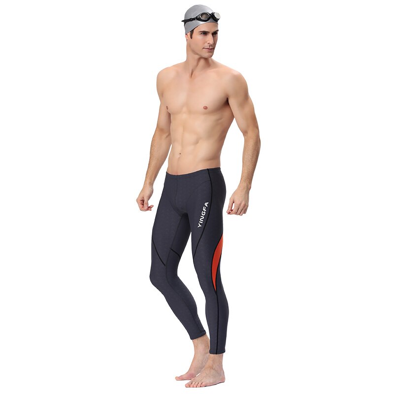 Men Sharkskin Like Long Diving Leggings Dive Skin Surfing Basic Pants Swimming Trunks Swimwear Men Jammers Swimming Bathing Suit