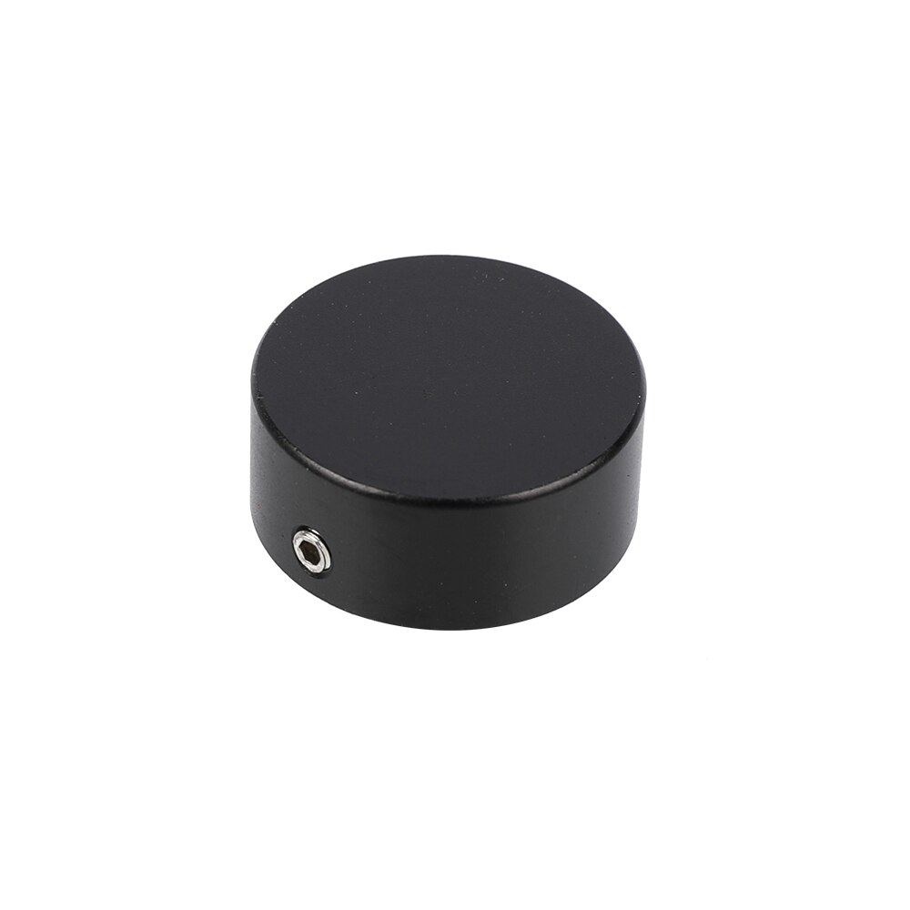 1 pacote de efeito guitarra pedal pedal pé tampa do prego efeito pedal almofada capa ferramentas alumínio peças interruptor do pé toppers knob acessórios: black