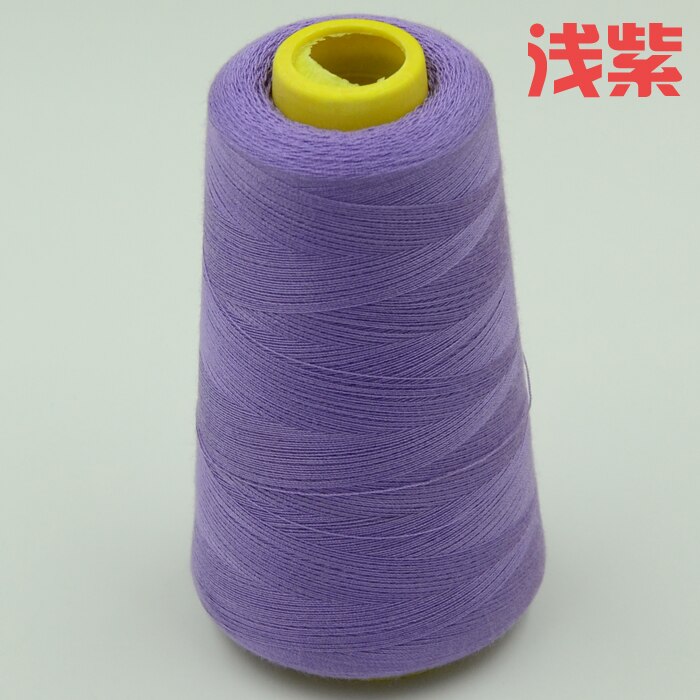 19 different colors handmade thread 2300 yards each as DIY sewing thread kit for hand machine DIY thread: light purple