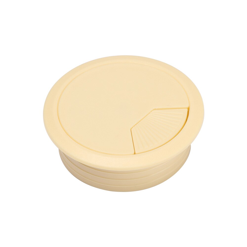60Mm Bureau Tafel Plastic Kabel Gat Cover Pc Computer Bureau Ronde Draad Netjes Grommet Kabel Organizer: 2