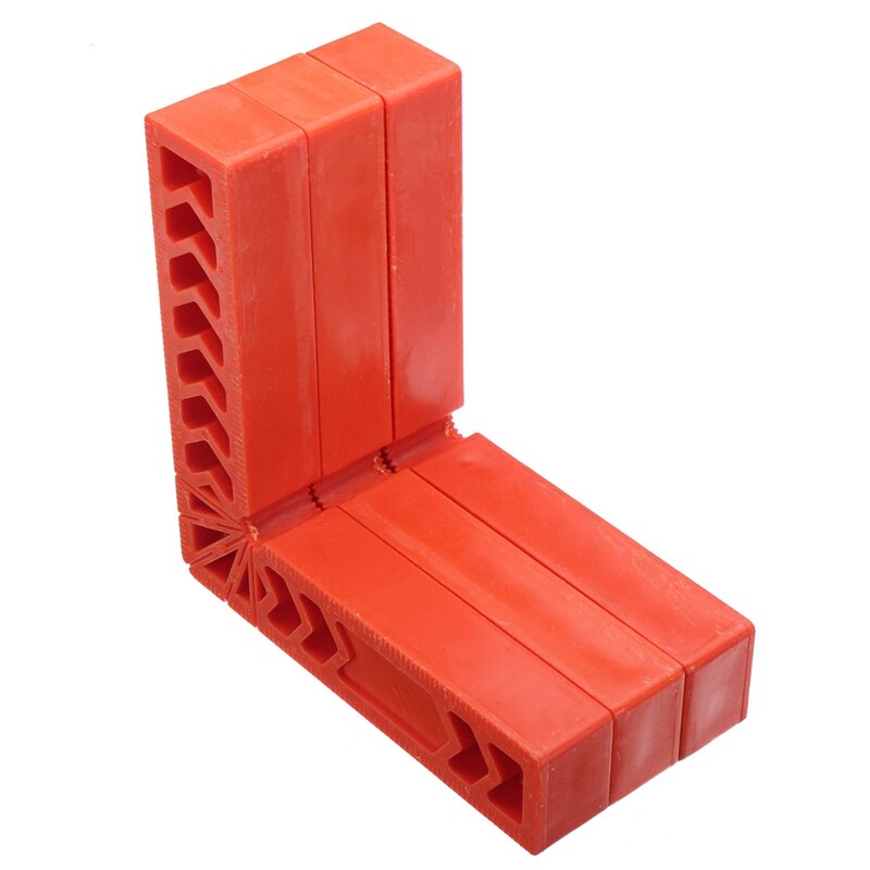 4Pcs 4 Inch 90 Degrees Right Angle Clamps Corner Clamp Ruler Clamping Square Woodworking Fixer Hand Tool L Shape Fixi