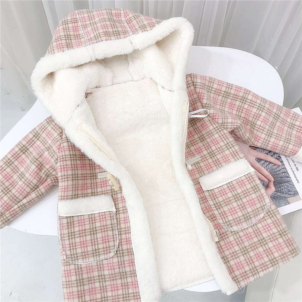 Children Plus Velvet Warm Clothing Winter Boys And Girls Thickened Autumn Clothes Long Trousers