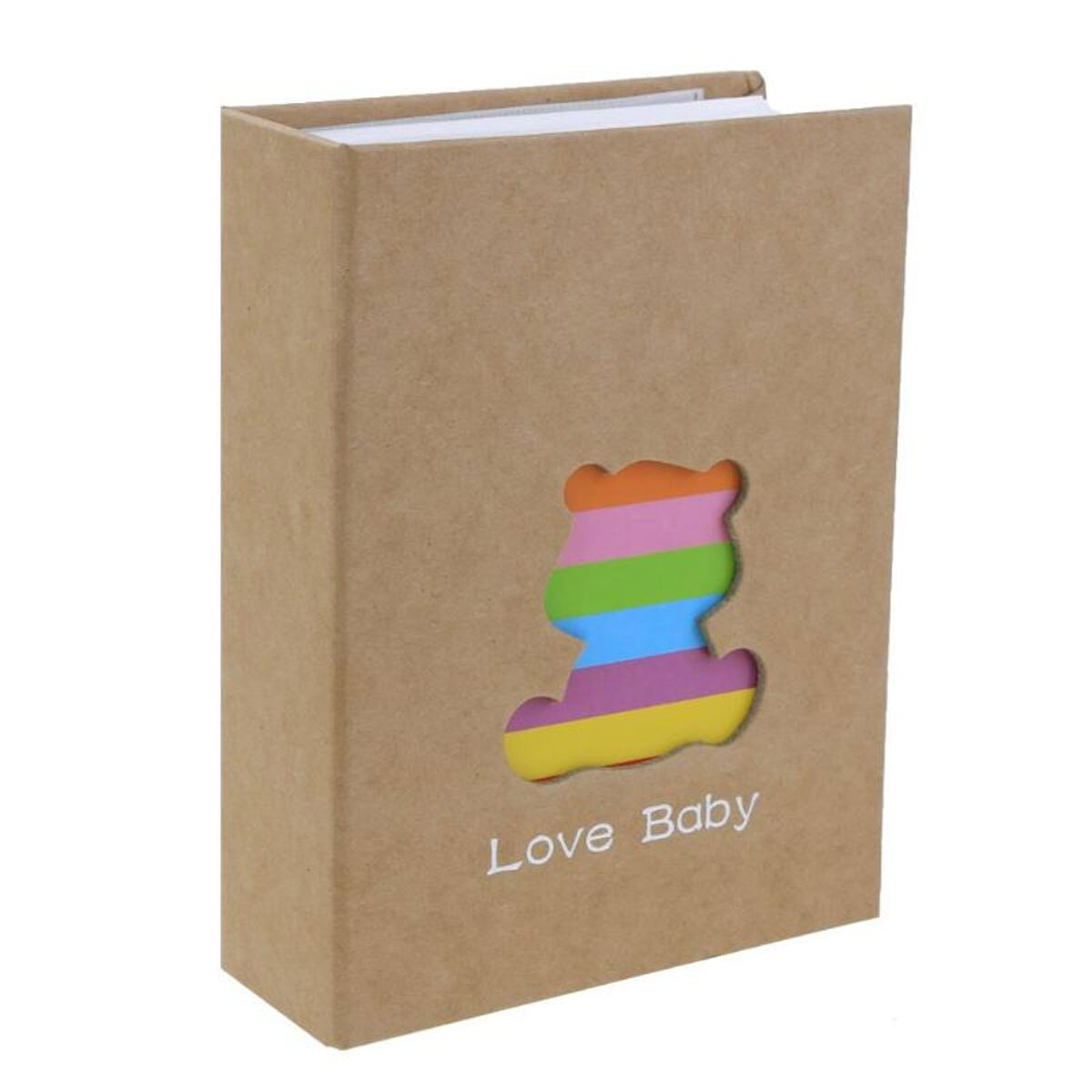 4R 6 Inch 100 Pagina 'S Pocket Interleaf Type Fotoalbum Foto Opslag Frame Baby Bruiloft Familie Geheugen Foto 'S Opslag Hold case: Bear