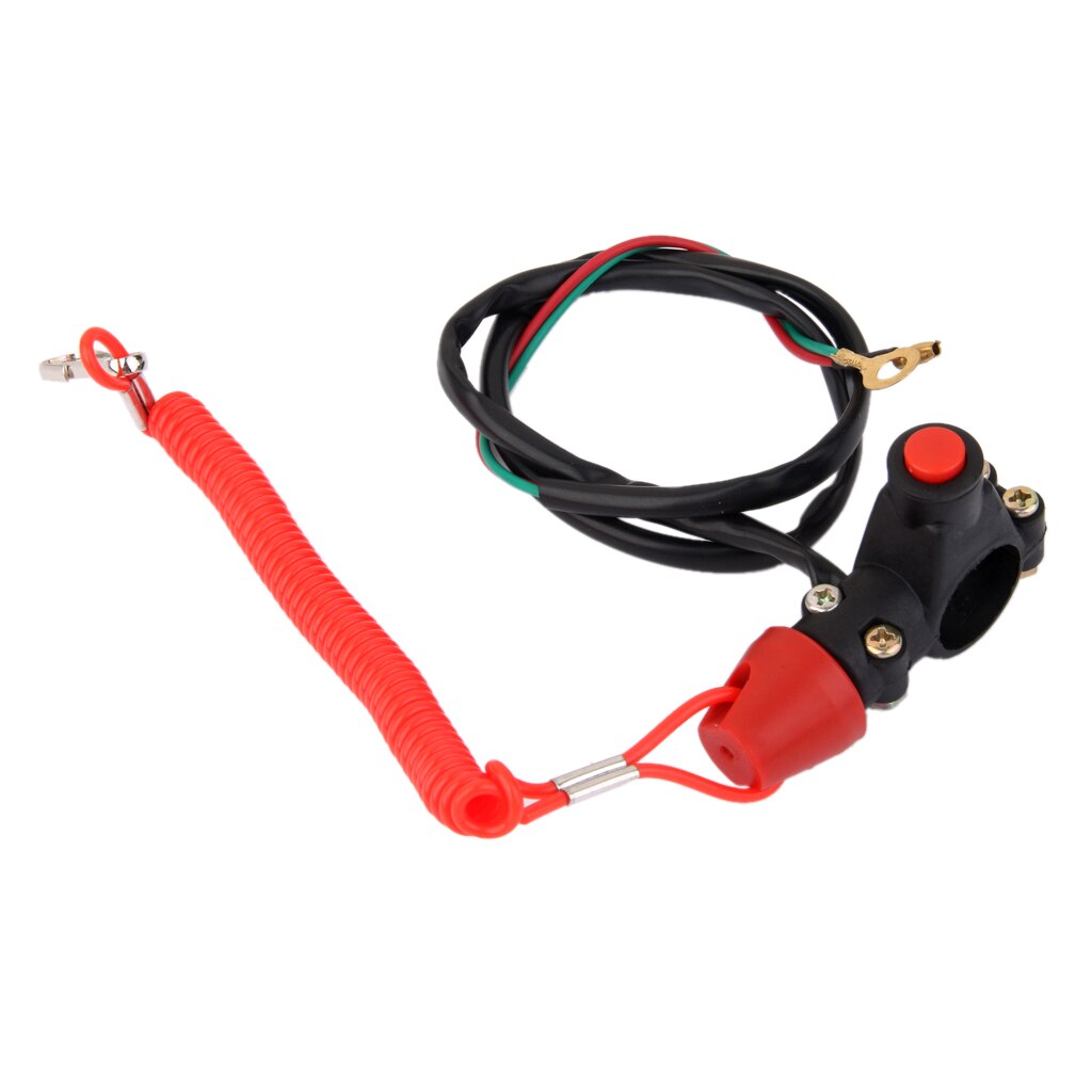 Motorcycle Engine Kill Stop Switch & Safety Tether... – Vicedeal