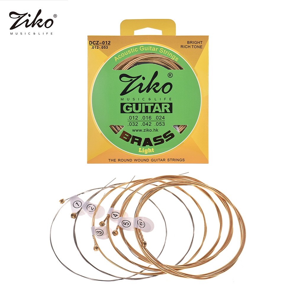 ZIKO DCZ-010 Extra Light Acoustic Guitar Strings H... – Grandado