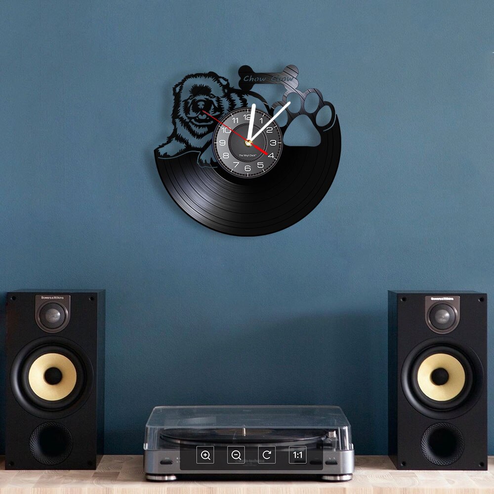 Chow Chow Vintage Vinyl Record Wall Clock Songshi ... – Grandado