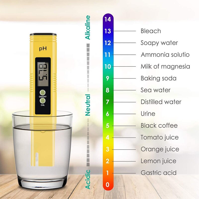 Digital PH Tester Meter Accuracy 0.01 for Aquarium Pool Wine Urine and Filter Water Pureit Meter TDS Tester