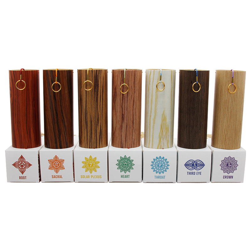 Bamboo Wind Chime Meditation Hand Bells Outdoor Chimes for Garden Sound Healing Musical Instrument Japanese Hanging Wind Bell