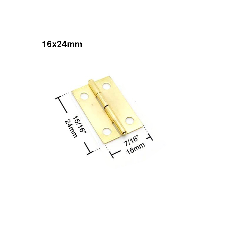 10 Stück Metallscharnier für Haus Miniatur Schrank Möbelbeschlag Home Hardware Mini verlängert Antik Messing Bronze Schmuck: TRANSPARENT