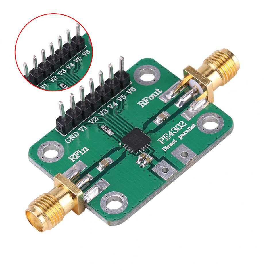 RF Attenuator PE4302 Numerical Control Attenuator Parallel Immediate Mode 1MHz-4GHz NC Attenuator