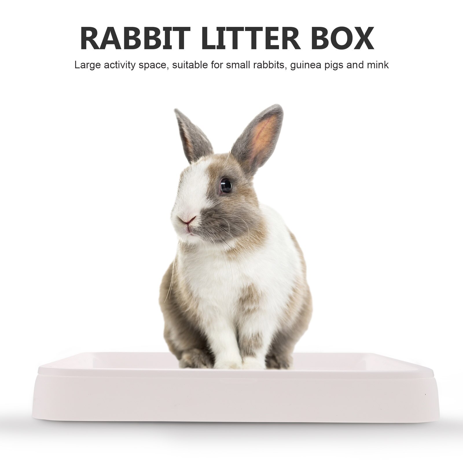 KaninchenkäFeige-Toilette mit kippschutz, kaninchen-töpfchen, Hamster-katzentoilette, haustier-Toilette, tierbedarf