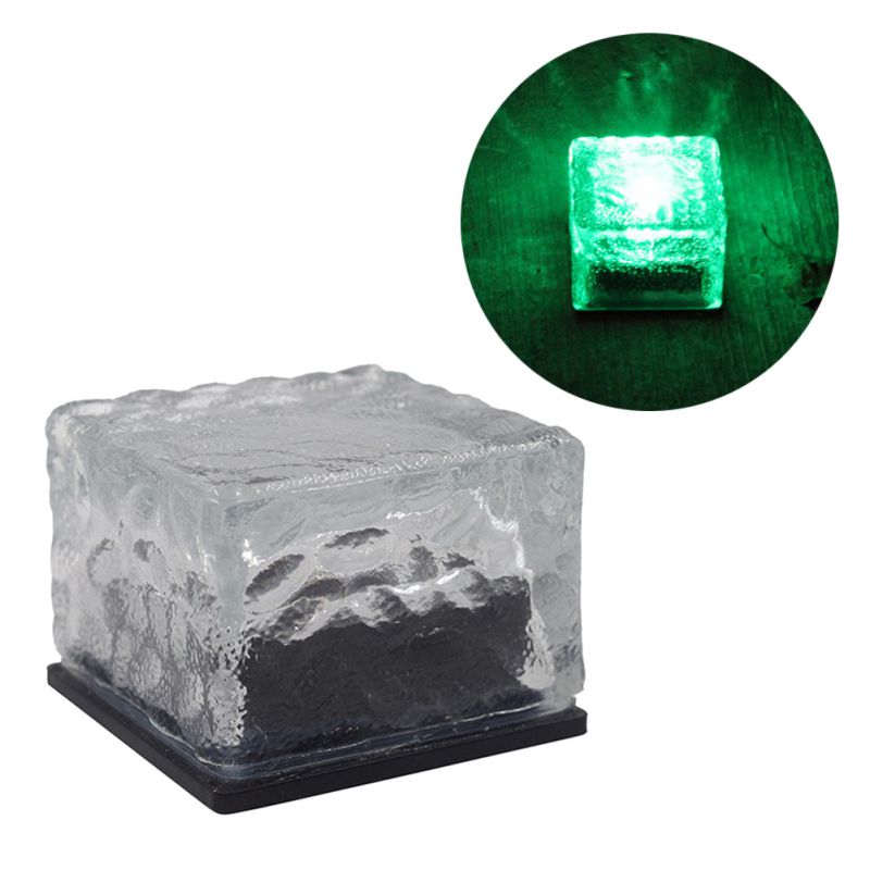 Solar Light Solar Ice Cube Licht Baksteen Rock Licht Frosted Glas Landschap Outdoor Decoratie Tuin Straat Licht: A3