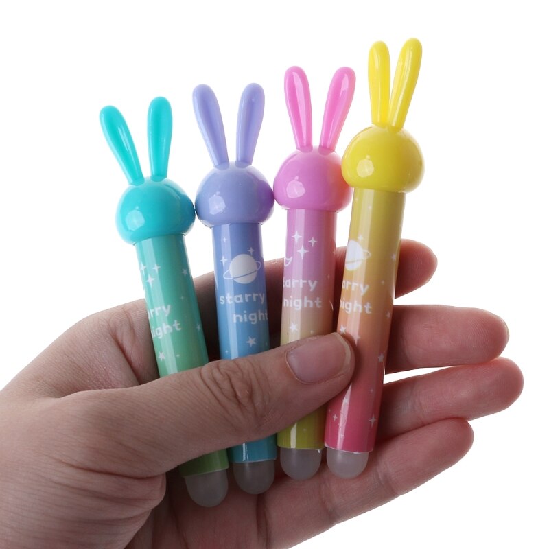 Kawaii Rabbit Eraser For Erasable Pen Cute School Office Supply Stationery -U1JA