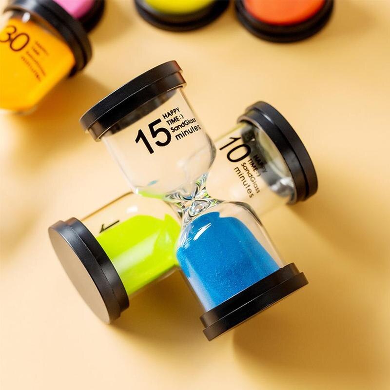 6 stuks zand timer 6 kleuren zandloper timer 1/ 3/ 5/  min zandloper zandloper zand klok timers zand klok horloge woondecoratie