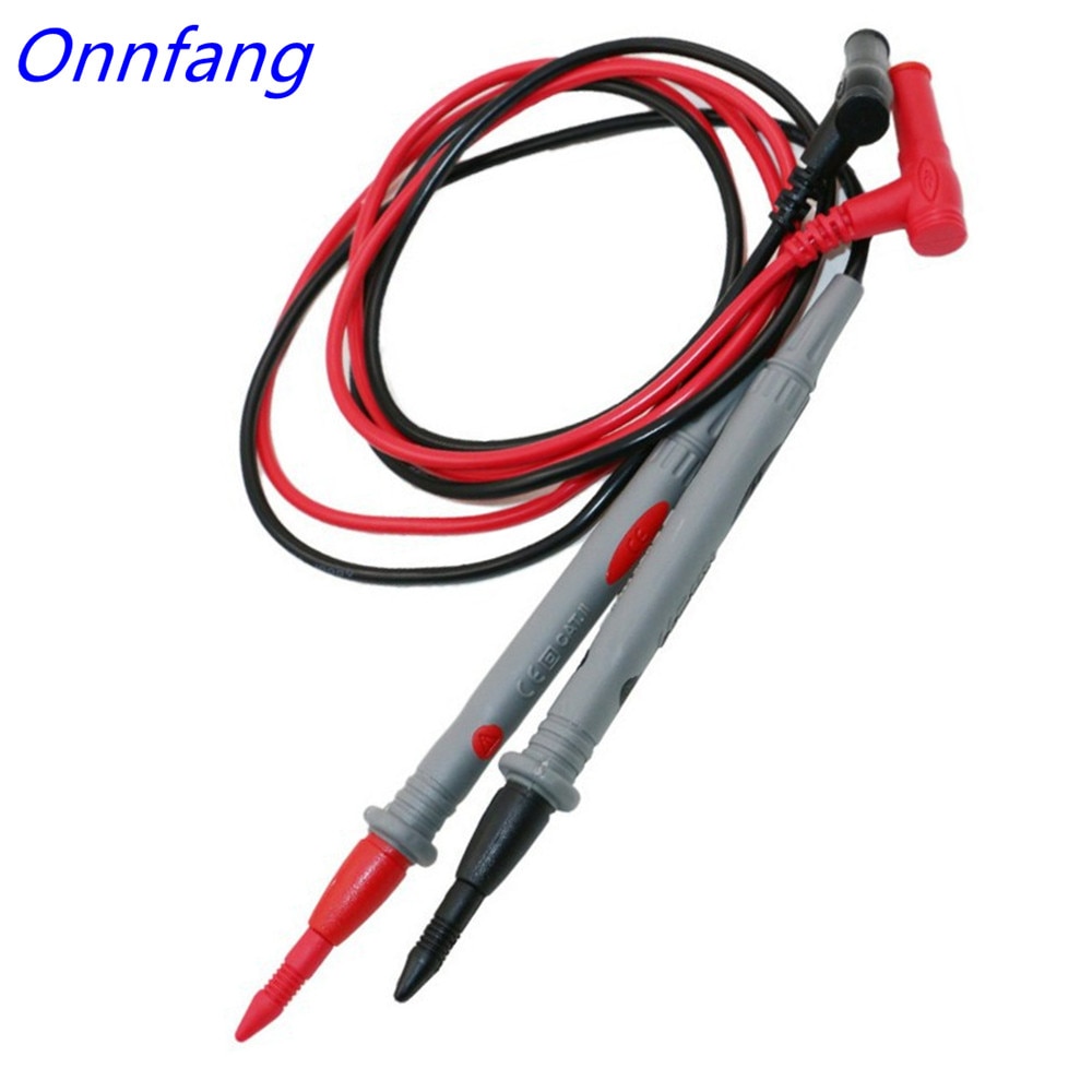 Onnfang Universele Multimeter Probe Test Leads Probe Test Voor Digitale Multimeter Voelsprieten Multimeter Draad Kabel Pen Tip 1 Paar