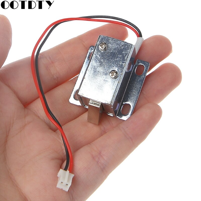 Electronic Lock Catch Door Gate 12V 0.4A Release Assembly Solenoid Access