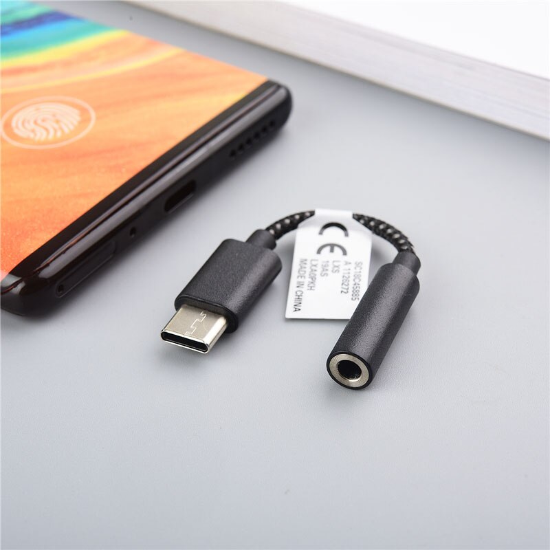 Original Motorola Type C 3.5 Jack Earphone Audio Cable USB C to 3.5mm AUX Headphones Adapter For Moto Edge S Pro Z Z3 Razr S21+: Default Title