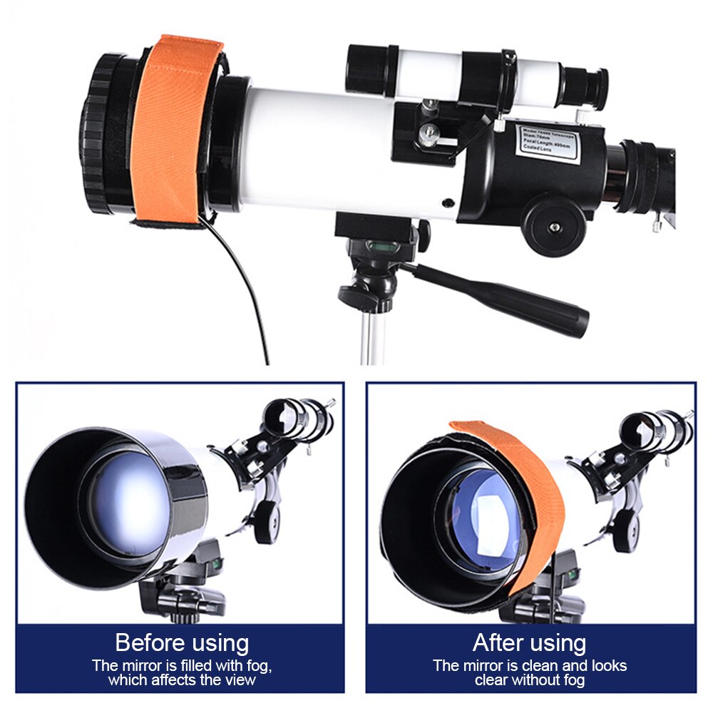 5V Dew Heater Strip Linear Temperature Control Dew Heater For Astronomical Telescopes Camera DSLR Lens Keep From Fog Dew Freeze