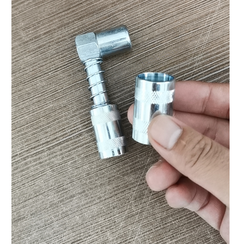 90 Degree Grease Coupler Adapter Fitting Tool Coupler Grease Fitting Tool For Car Truck etc Sleeve Locks Coupler in Place