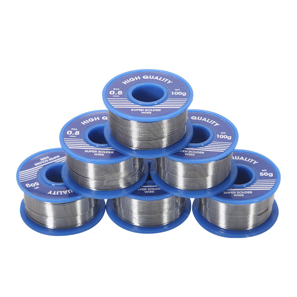 0.8/1.0mm Solder Wire Tin Lead Rosin Core Soldering Wire Roll for Electrical Soldering DIY Electronics Low Melting Point
