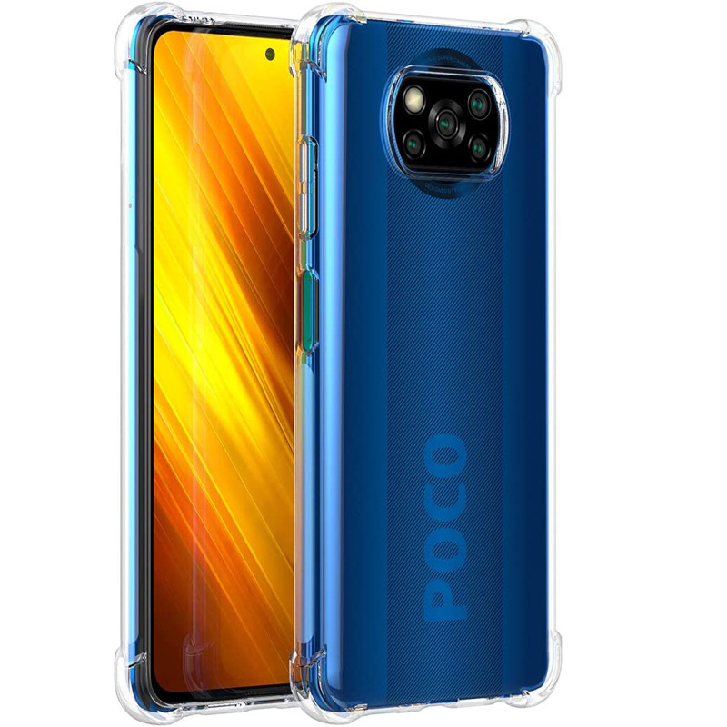 Poco  x3 handyhülle, stoßfest, aus weichem tpu, für xiaomi poco x 3 nfc, transparent, weich,  x3 pocophone 3 x 3 x3 nfc-rückseite: Ursprünglich Titel