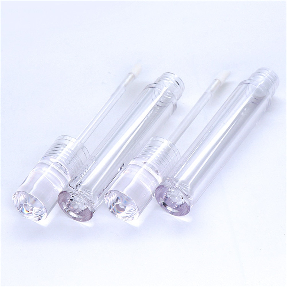 Lege 7.8ml lipgloss tubes ronde transparante lipgloss tubes met staafje lege lipgloss tubes helder  f3864