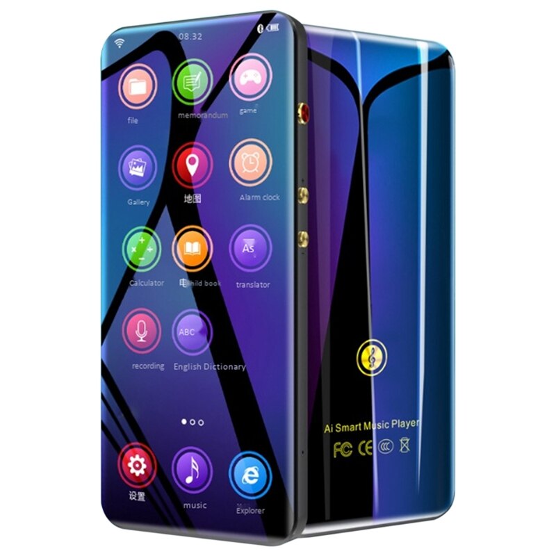 Muziekspeler smart bluetooth  mp4 3.5 inch ondersteuning wifi internet walkman volledige sn  mp5 contact sn speler 8g: Default Title