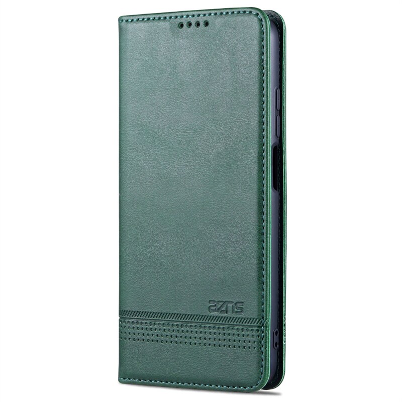 A02S Etui SM-A025F/DS Etui do Samsung Galaxy A02S A03S A02 S A 03 S A 03 S okładka książki stojak portfel gniazdo kart kabura Coque torba: A03S (Europe) / green